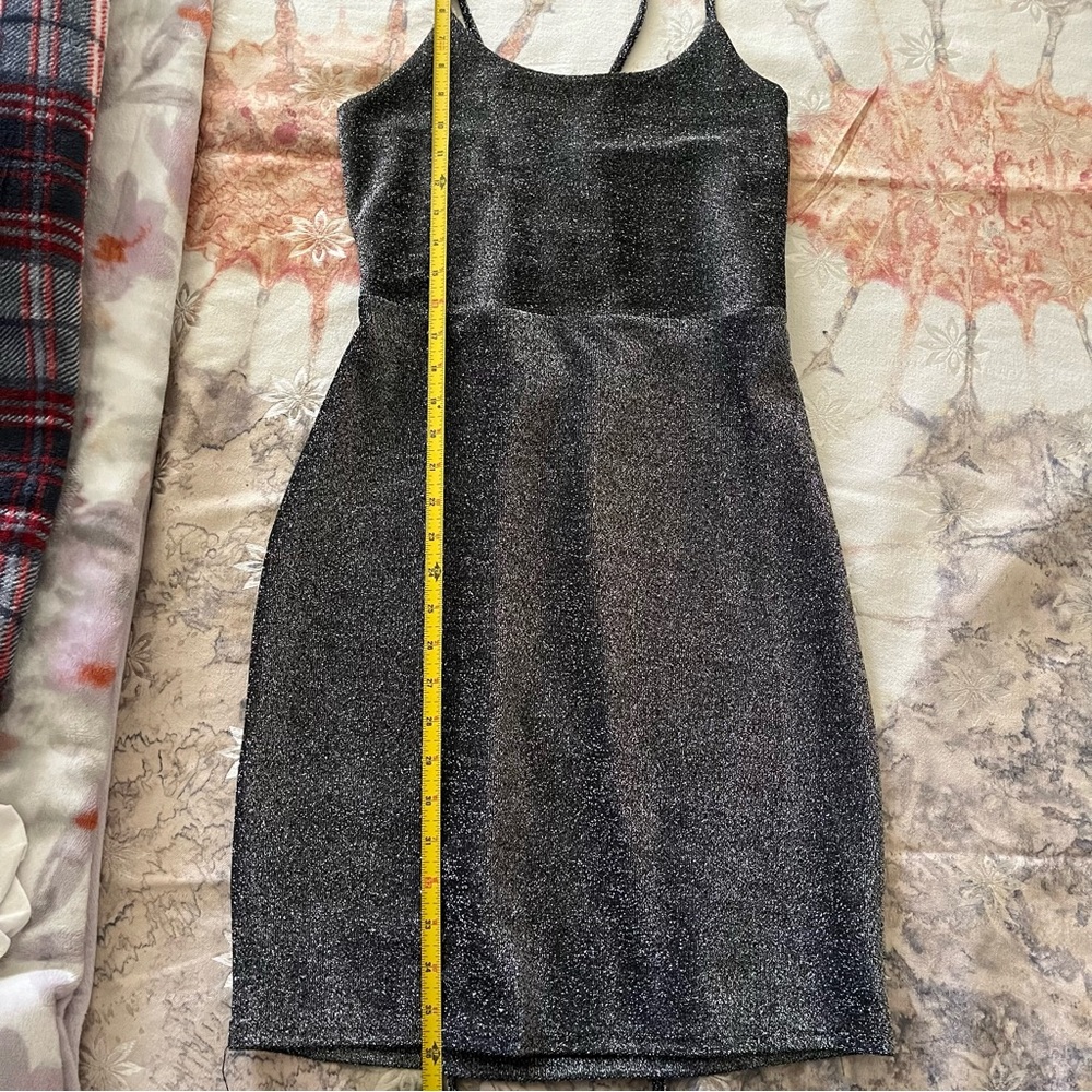 Bodycon mini dress.